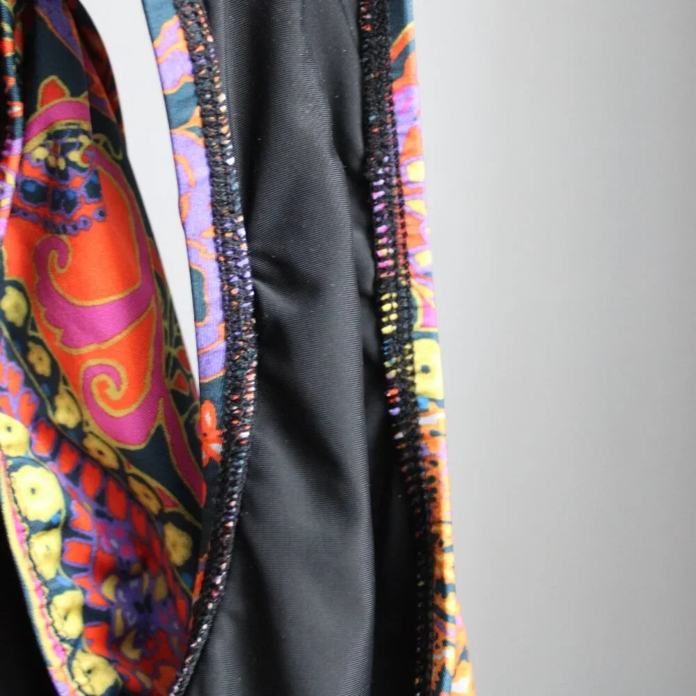 Allihop Anthropologie Multi Paisley Square-Neck One-Piece Swimsuit Size Medium - Picture 7 of 9